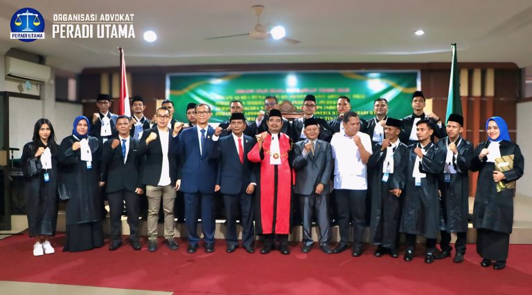 Sumpah Advokat Peradi Utama di Pengadilan Tinggi Riau: Momentum Bersejarah bagi Para Advokat Baru