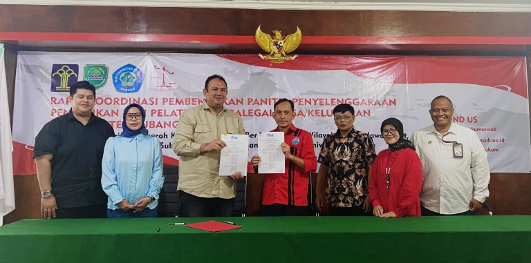BERITA ACARA PENANDATANGANAN MOU PERADI UTAMA DAN FAKULTAS HUKUM UNIVERSITAS SUBANG JALIN KERJA SAMA PENDIDIKAN PROFESI 